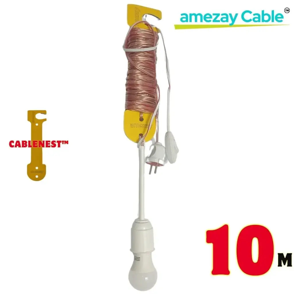 Seyyar Lamba 10 Metre | CableNest™ Profesyonel Seri Tij Duylu